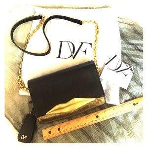 DVF Flirty Lips Evening Crossbody Bag